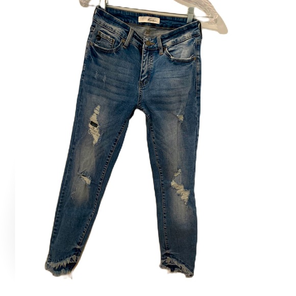 KanCan Denim - Kancan “Estilo” Style Distressed Skinny Jeans size 7/27